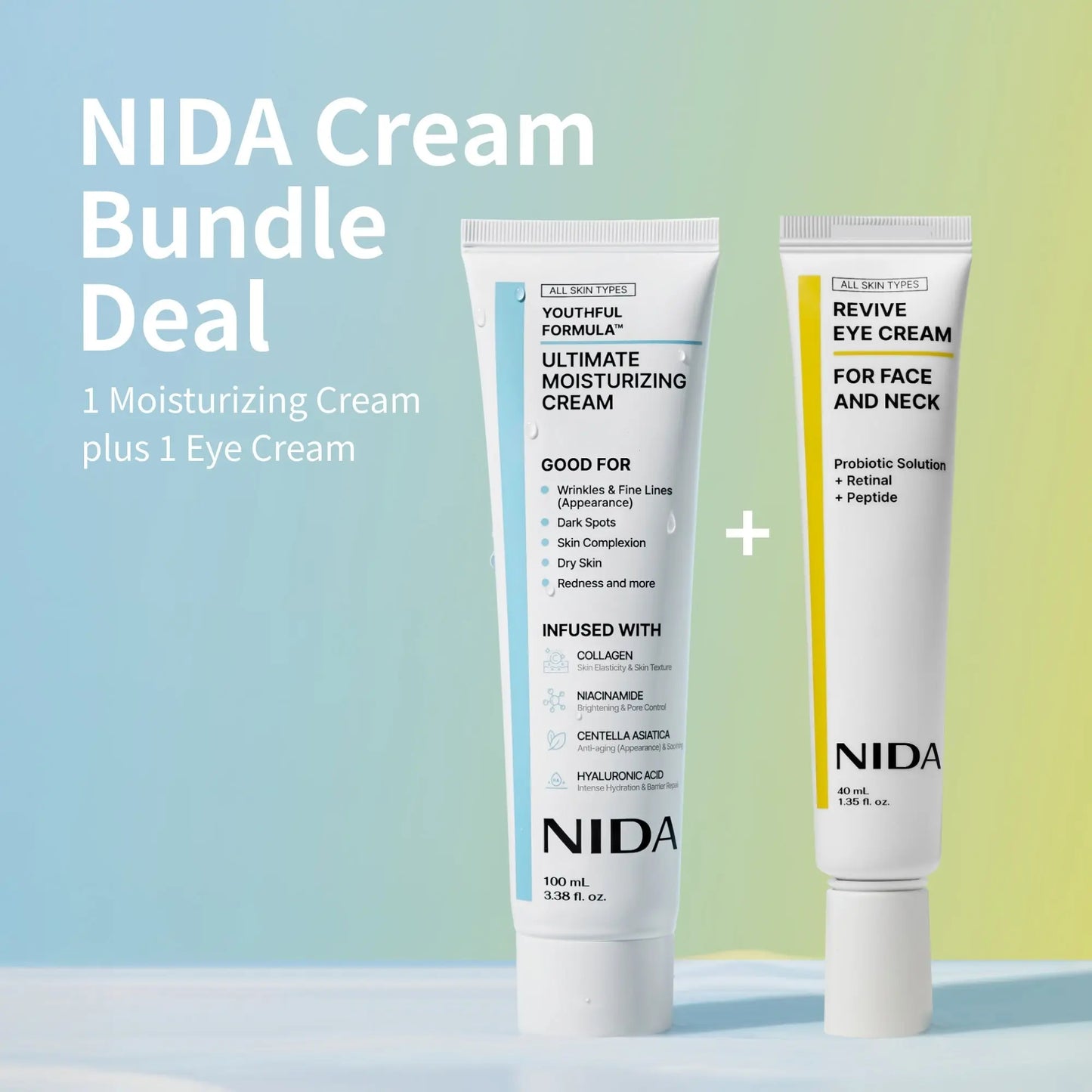 NIDA YouthfulFormula™ Cream and Revive Eye Cream Bundle NIDA