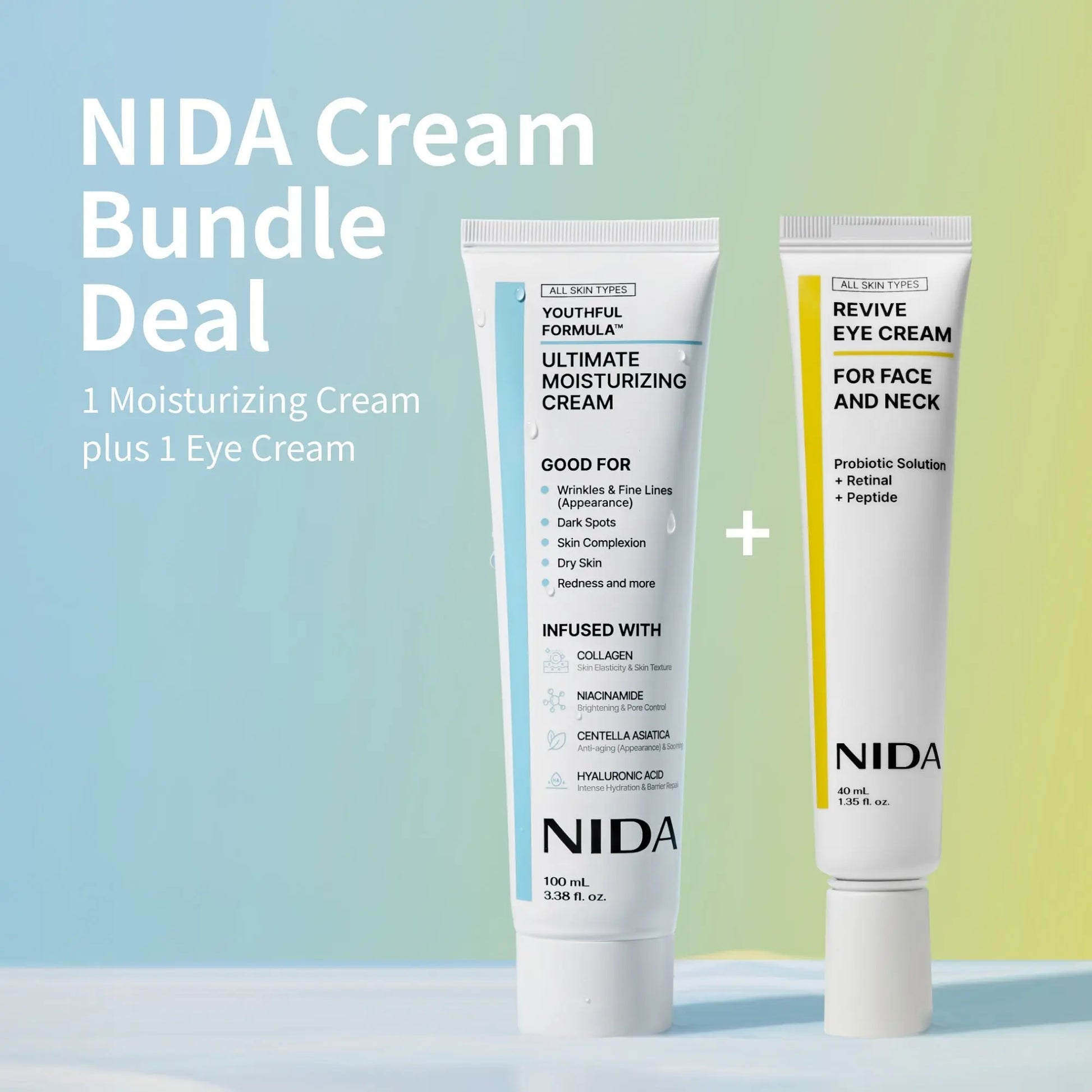 NIDA YouthfulFormula™ Cream and Revive Eye Cream Bundle NIDA