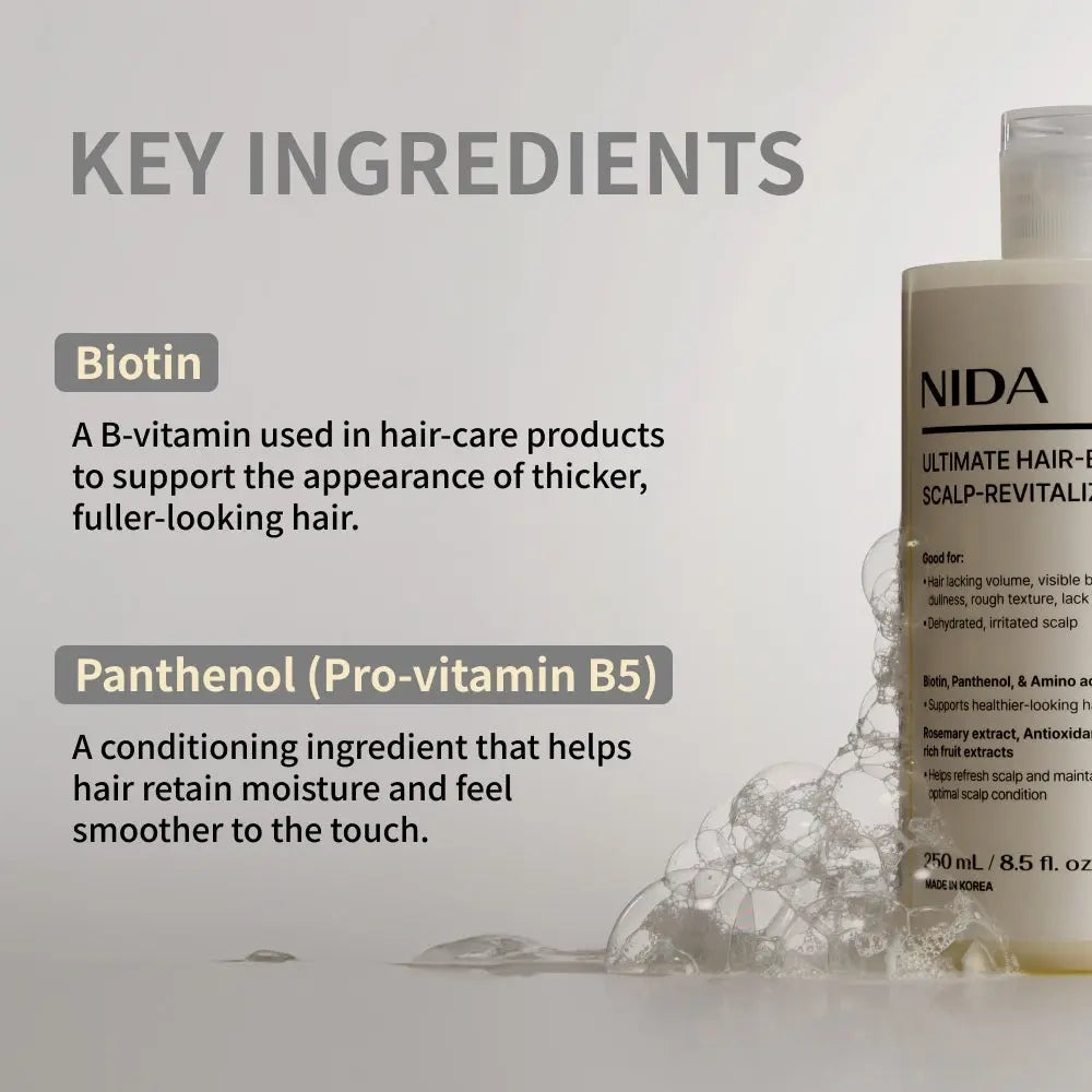 NIDA Ultimate Hair Scalp Care Set (Shampoo & Conditioner) NIDA