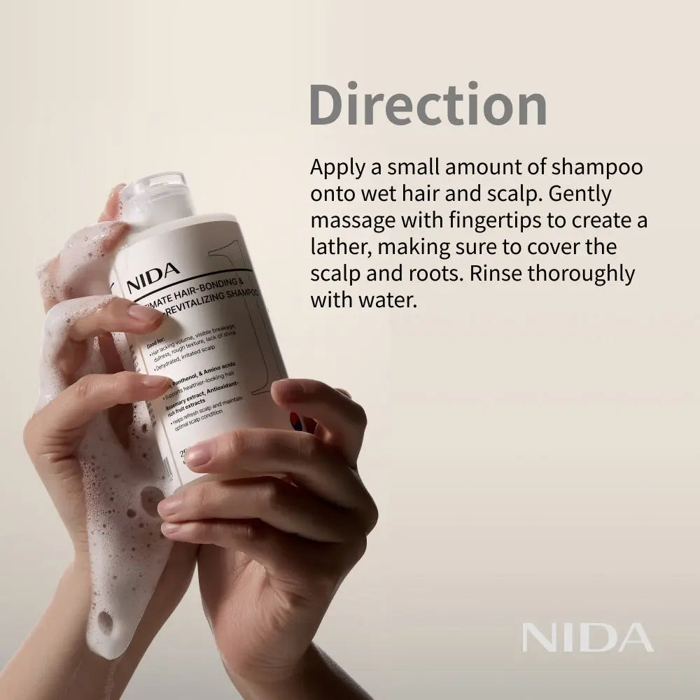 NIDA Ultimate Hair Scalp Care Set (Shampoo & Conditioner) NIDA