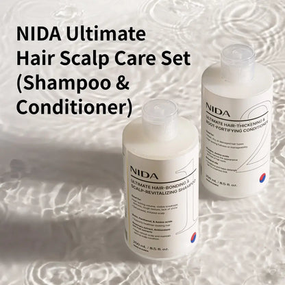 NIDA Ultimate Hair Scalp Care Set (Shampoo & Conditioner) NIDA