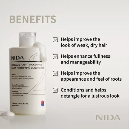 NIDA Ultimate Hair-thickening & Root-fortifying Conditioner NIDA