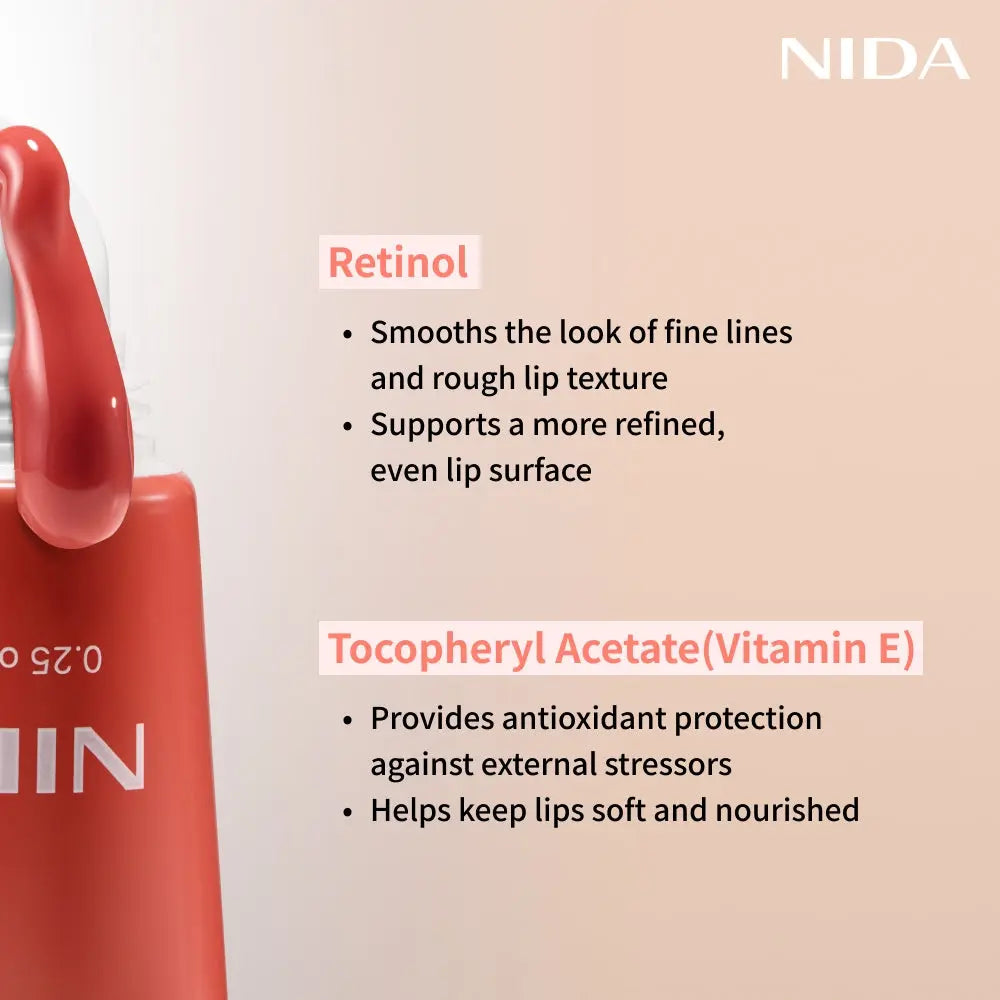 NIDA Retinol Glowy Lip Serum NIDA