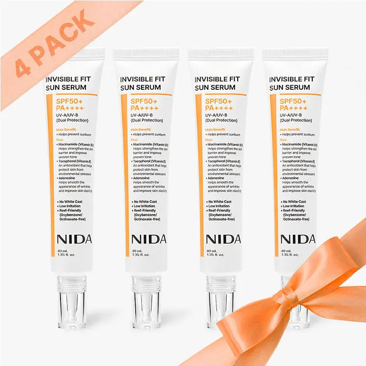 NIDA Invisible Fit Sun Serum (Korean Formula, SPF50+, PA++++) NIDA