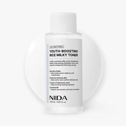 NIDA Youth-Boosting Rice Milky Toner NIDA
