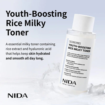 NIDA Youth-Boosting Rice Milky Toner NIDA