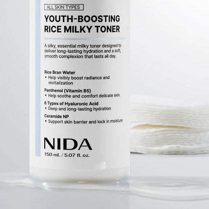 NIDA Youth-Boosting Rice Milky Toner NIDA